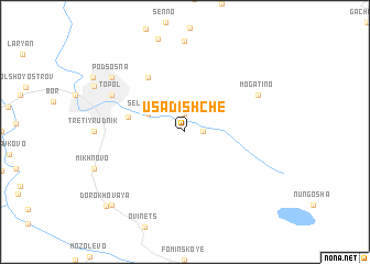 map of Usadishche