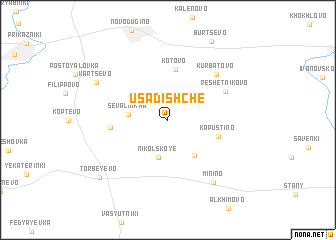 map of Usadishche