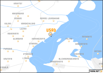 map of Usad