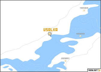 map of Usalka