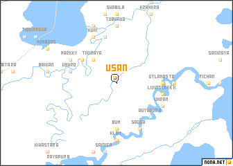 map of Usan