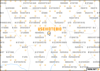 map of Use Ikot Ebio
