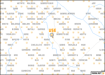 map of ‘Usē