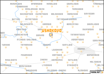 map of Ushakovo