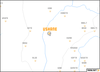 map of Ushanē
