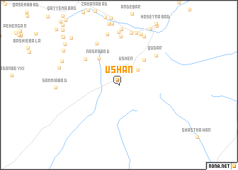 map of Ūshan