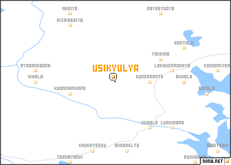 map of Usikyulya