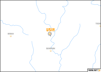 map of Usim