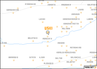 map of Uski