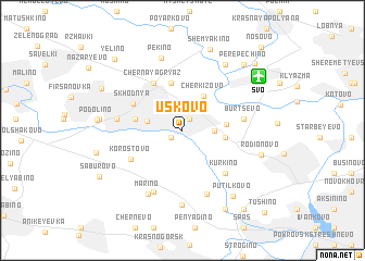 map of Uskovo