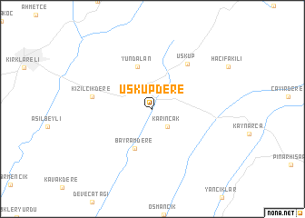 map of Üsküpdere
