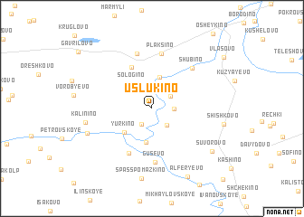 map of Uslukino