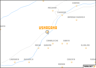 map of Usmagama