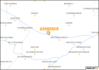 map of Usmanova