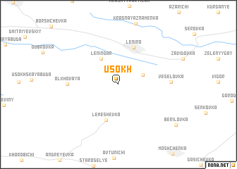 map of Usokh