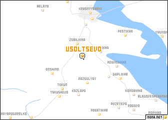 map of Usol\