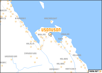 map of Uson Uson