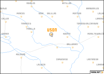 map of Usón