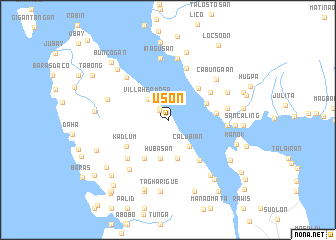 map of Uson