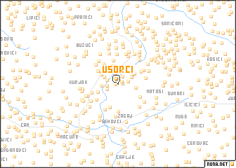 map of Usorci