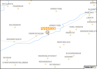 map of Usoshki