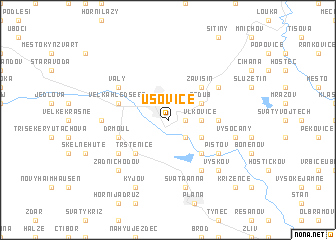 map of Úšovice