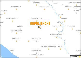 map of Uspalishche
