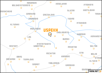 map of Uspekh