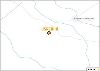 map of Uspenka