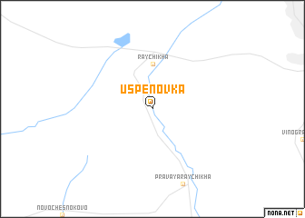 map of Uspenovka
