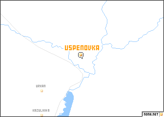 map of Uspenovka