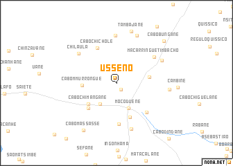 map of Usseno