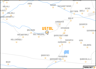 map of Uştal