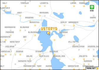 map of Usteryd