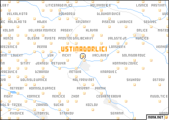 map of Ústí nad Orlicí