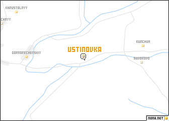 map of Ustinovka