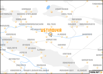 map of Ustinovka