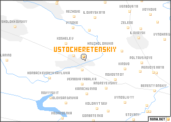 map of Ustʼ-Ocheretenskiy