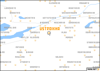 map of Ustroikha