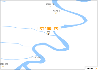 map of Ust\