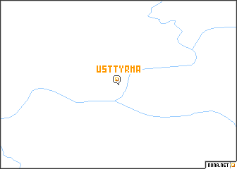 map of Ust\