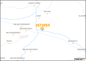 map of Ust\