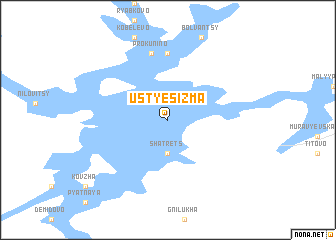 map of Ust\