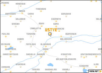 map of Ust\