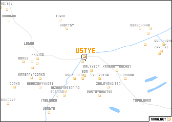 map of Ust\