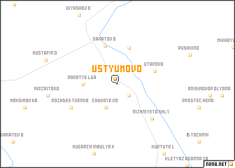 map of Ustyumovo