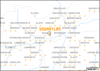 map of Usumatlán