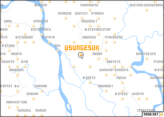 map of Usung Esuk