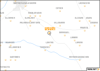 map of Usuri