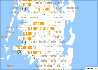 map of Utaani